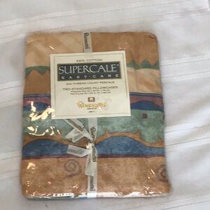 Wamsutta vintage 100% cotton 2 standard pillowcases supercale sealed